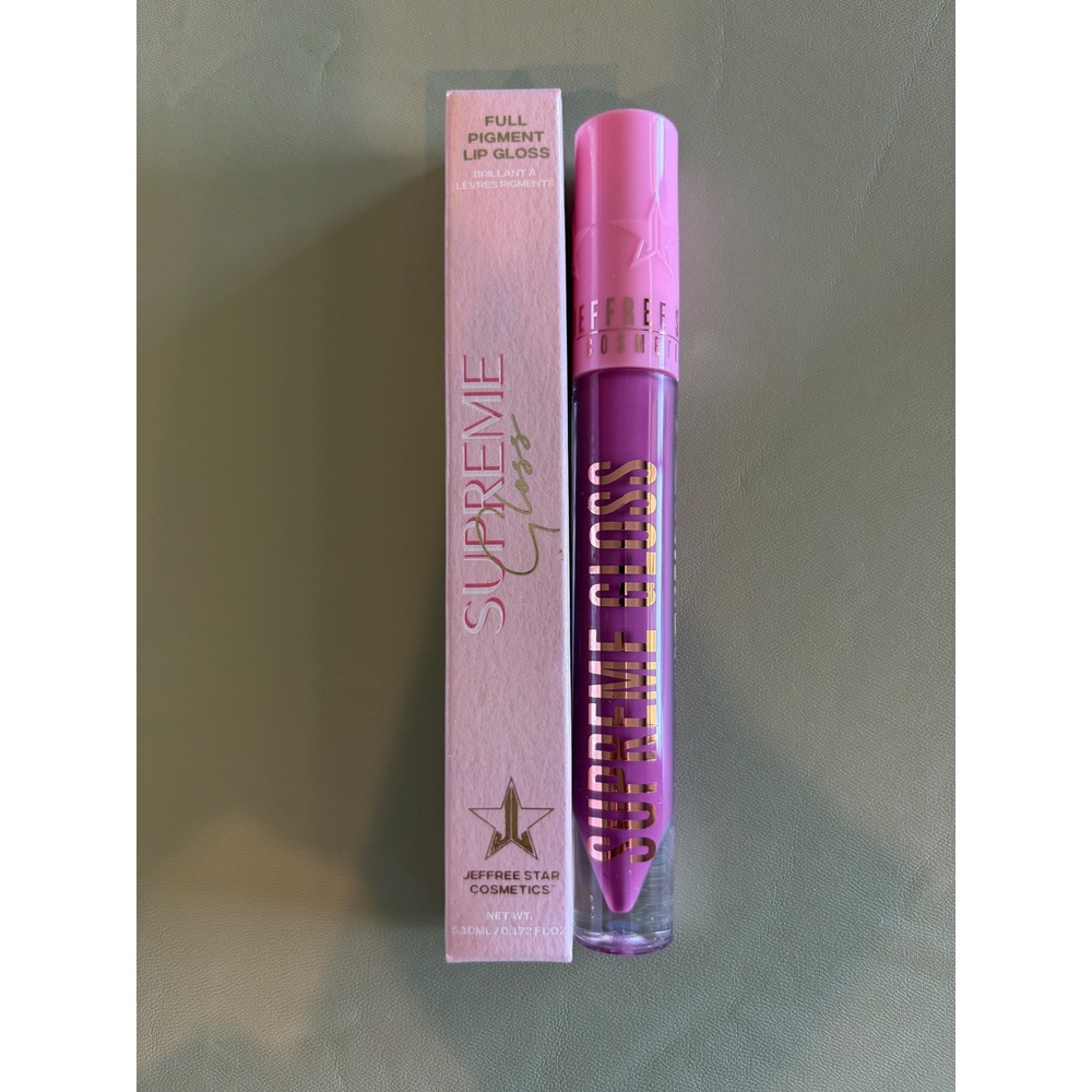 Jeffree Star Cosmetics Supreme Gloss More Than Friends Purple Lip Gloss New Box